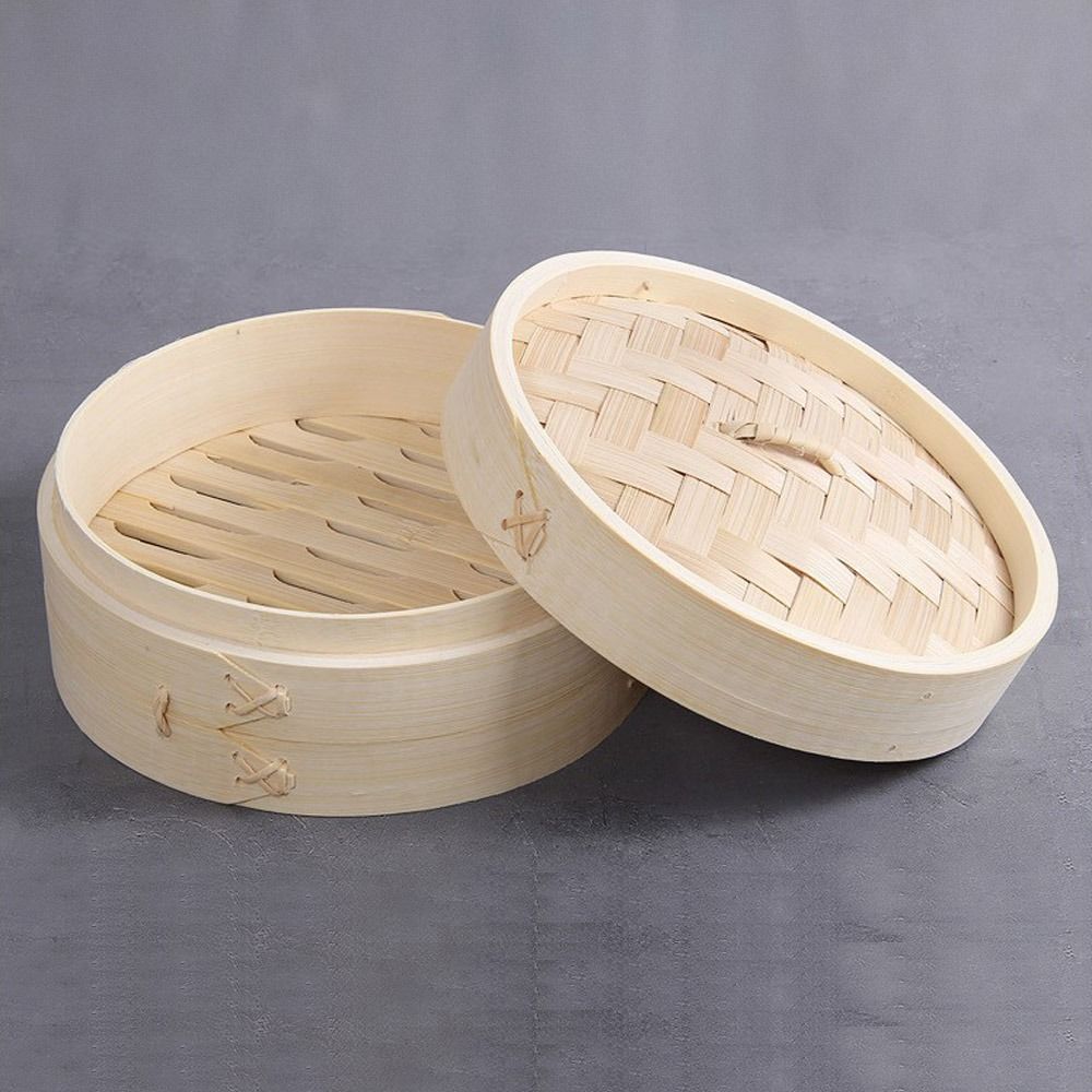 Bao Steamer Bamboo - Cesto de Bambu para Cozimento a