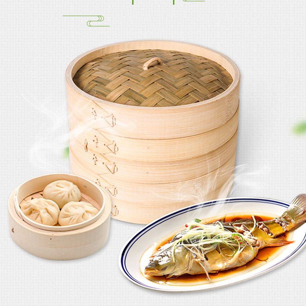 Vaporizador chinês de bambu, d - Bao Steamer Bamboo avaliação e preço