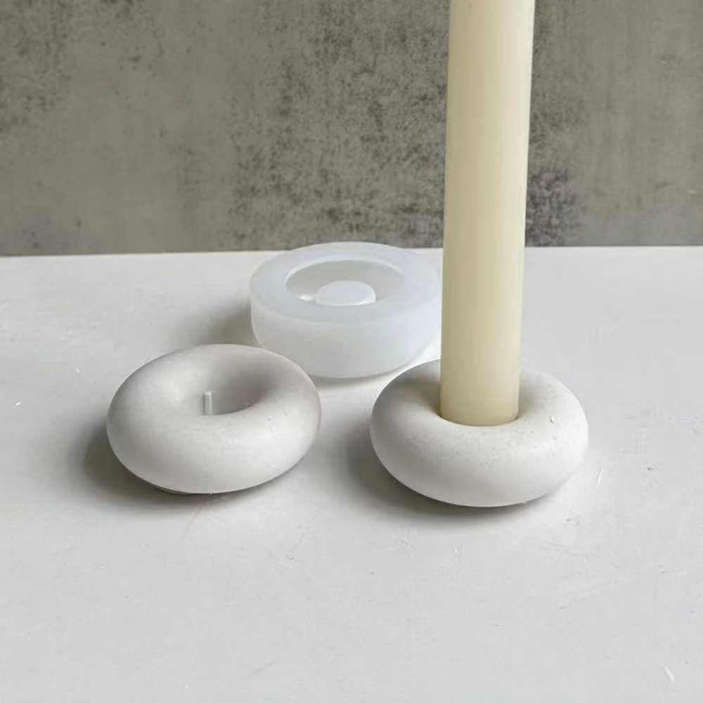 Molde circular do silicone do  - Donut Mold Silicone avaliação e preço